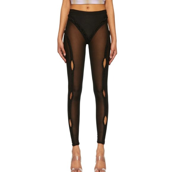 BARRAGÁN - Black Xochi Leggings - Picture 1 of 4